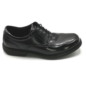 Nunn Bush Shoes Mens Oxford Bourbon Street Moc Toe Black Leather Kore 11.5